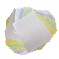 Feuilles de papier autocopiant double couché 55 g/m² 787*1092 mm 2-6 plis pour impression numérique multicolore, factures et formulaires d'impression informatique