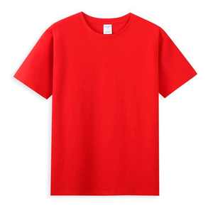 T-shirt à manches courtes tendance de mode quotidienne pour hommes de grande taille Logo personnalisé Design Coton Polyester Couleur unie 240 grammes Tissu - Product Image 6