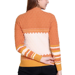 Pull confortable pour femmes avec col rond pull en laine élégant pour femmes pull confortable à manches longues pour femmes - Product Image 2