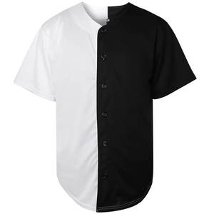 Camiseta de Béisbol Personalizada por Sublimación, Uniforme Transpirable de Poliéster para Hombre, Camiseta de Softbol con Bordado y Estampado en Blanco para la Venta - Product Image 2