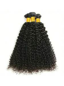 Cheveux crus bouclés crépus de luxe Remy trames malaisiennes longue durée sans enchevêtrement - Product Image 2