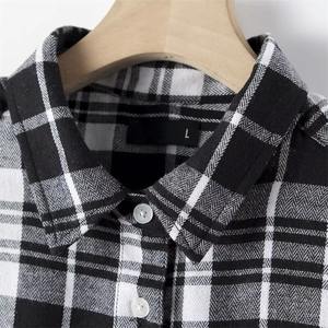 เสื้อเชิ้ตผ้าสักหลาดขนแปรงคอตตอนสไตล์นักขี่จักรยานผ้าที่ทนทานระบายอากาศได้ดีสำหรับฤดูใบไม้ผลิ2026ทางการ - Product Image 3