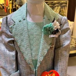 Conjunto de vestido de bebé de algodón satinado de último diseño 2024, vestido de fiesta para niñas con bolso, nuevo estilo para niños - Product Image 5