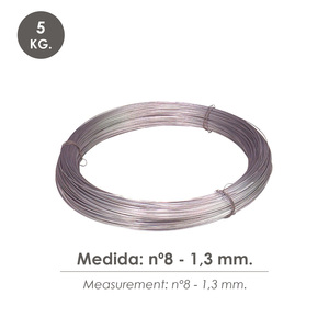 Rotolo di Filo Zincato 5 kg. No. 8 - 1,3 mm - Product Image 3