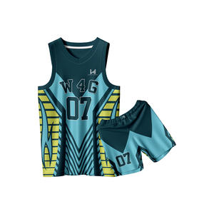 ชุดบาสเก็ตบอลผู้ชายแบบไม่มีแขน คอวี ผลิตโดยโรงงานโดยตรง ขายส่งตามสั่ง ผลิตจากโพลีเอสเตอร์ 100% ระบายอากาศได้ดี แห้งเร็ว - Product Image 5