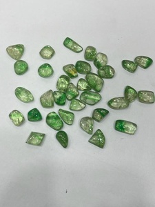 Piedras Preciosas de Tsavorita Bicolor Natural, Lisas, sin Taladrar, sin Cortar, de 8 mm, Granate Verde, Piedras Sueltas para Anillos, Joyería, Venta al por Mayor - Product Image 6