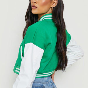 Chaqueta Deportiva Corta para Mujer, Proveedor de Fábrica 2025, Personalizada, 100% Algodón, Ecológica, Cortavientos, Ropa Deportiva de Invierno - Product Image 5