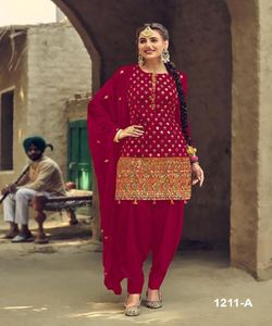 Salwar Suit for Women Adults India & Pakistan <b>Machine</b> Wash, Dry Clean Latest Designer Fancy Salwar Suit Support Multi Color 500 - Product Image 1