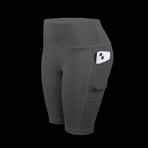 Pantalones cortos de Yoga para entrenamiento con Control de barriga de cintura alta de talla grande para mujer - Product Image 6