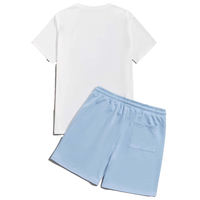Conjunto Deportivo de Verano Unisex con Logotipo Personalizado, Dos Piezas, 100% Algodón