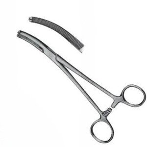 Pinza Hemostática Maingot para Histerectomía, 20 cm, Curva, de Acero Inoxidable, para Procedimientos de Ginecología y Cirugía General - Product Image 3