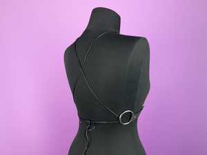 Harnais en cuir tour de cou réglable boucles de ceinture accessoire cadeau pour sa LWH-0035 - Product Image 3