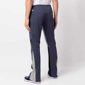 2024 Custom Men's High Quality Casual Flared <b>Jogger</b> Track Pants Elastic Waistband Mens <b>Stacked</b> Flare Pants Men Workout Trousers - Product Image 3