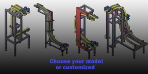 PET Şişe Taşıma Hattı için Özelleştirilmiş Tutucu Esnek Üst Zincirli Konveyör - Product Image 3