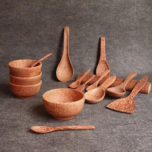 Cuenco pequeño de madera de Coco para servir comida y catering precio más barato cuencos de madera de coco personalización aceptar - Product Image 2
