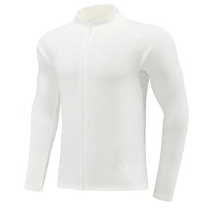 Camiseta Deportiva Casual de Terciopelo para Hombre, Ajustada, con Cierre Largo, de Secado Rápido, Capa Base Cálida con Cuello Alto, Estilo Deportivo de Punto - Product Image 6