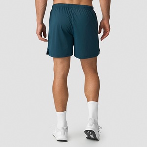 Pantalones Cortos Deportivos Casuales de Verano para Hombre, Oxford, Cintura Elástica Media, Ajuste Holgado, Color Sólido, Secado Rápido, Transpirables, Cierre de Cremallera, Largo hasta la Rodilla, Talla XL - Product Image 2