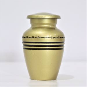 100% pur métal laiton concepteur souvenir cendres pour animaux de compagnie crémation mémorial urne à la main urne crémation pour chat et chien animal de compagnie - Product Image 2