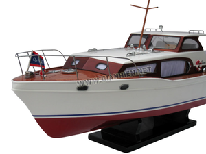 CHRIIS CRAFTT CABIN CRUISER เรือรุ่น1956,โมเดลเรือ/เรือไม้โมเดลงานฝีมือเรือเร็ว - Product Image 3