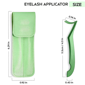 Applicateurs de cils de beauté en acier inoxydable avec pointe en fibre en forme de L Nano Grip antistatique et durable - Product Image 6