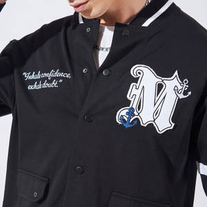 Market Online Supply Friendly Budget <b>Patchwork</b> University Baseball <b>Jacket</b> Regular Size Fresh Article Embroidery Varsity <b>Jacket</b> - Product Image 6