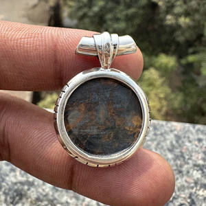 Pendentif en pietersite de style bohème fait à la main en gros, serti en bélière |   Bijoux en argent sterling 925 avec pierre naturelle pour cadeau de fête - Product Image 6
