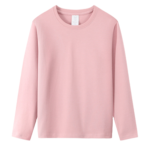 Camiseta de mujer de manga larga de algodón primavera otoño camisetas de manga completa cuello redondo tela de punto informal servicio OEM - Product Image 2