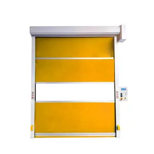 Yeni başlatılan Aircolourful fabrika depo kepenk kapı hızlı eylem PVC yüksek hızlı kapı