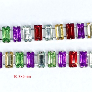 โซ่แบบสั่งทำสีสันสดใสพร้อมพลอยเทียมสินค้าขายดี - Product Image 2