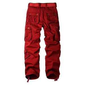 Pantalones Cargo de alta calidad para hombre, pantalones informales con múltiples bolsillos, pantalones de talla grande para hombre, Pantalones rectos, pantalones Cargo sostenibles - Product Image 2