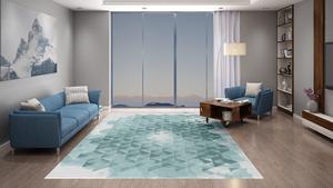 Accent Hand-Knotted Wool Persian Style Area Rug/<b>Carpet</b> with Abstract Pattern for Home Living Room Door <b>Outdoor</b> or Bedroom - Product Image 4