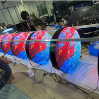 Écran circulaire d'intérieur polychrome de l'affichage à LED P1.25 pour des affaires de libre-service pour l'éducation et les magasins de détail dans les centres commerciaux