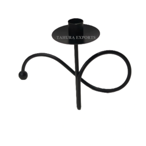 For Christmas Black Metal Candle Stand <b>Candlestick</b> <b>Holder</b> For Home Decoration Premium Quality Luxury Metal Candle Stand - Product Image 1