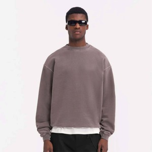 Fabricación de algodón 100% Drop Shoulder Hoodies Pullover Unisex Custom Heavyweight Oversized Blank Hoodies Sudadera - Product Image 1