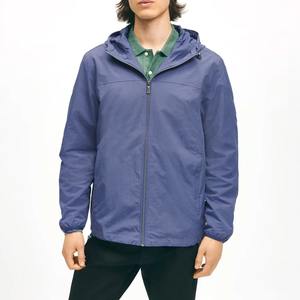 Coupe-vent à capuche léger et imperméable pour hommes, veste respirante, nouveau design, vestes coupe-vent à la mode pour hommes, vente en gros - Product Image 1