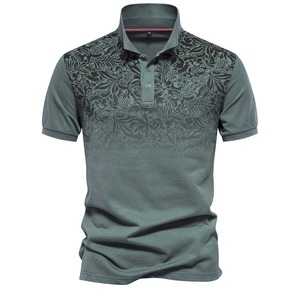 Nouveau 2025 été respirant coton hommes polo chemise-OEM broderie personnalisée T-shirts à col pour affaires décontracté et uniformes - Product Image 3