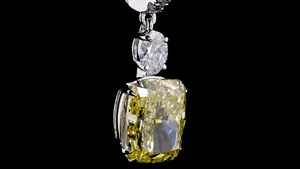 Pendientes de Aro Ovalados de Lujo con Gema Amarilla de Laboratorio y Diamantes Cultivados en Laboratorio |   Colección Fiesta - Product Image 4