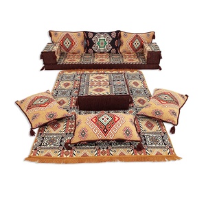 Canapé de sol arabe pour salon, ensemble complet de 11 pièces, 28 danses avec éponge, épaisseur du coussin 20 cm - Product Image 2