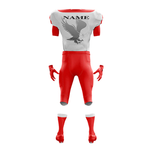 2025 nouveau Design uniforme de Football américain ensemble complet Logo personnalisé broderie nom impression séchage rapide maille tissu OEM ODM fabricant - Product Image 6