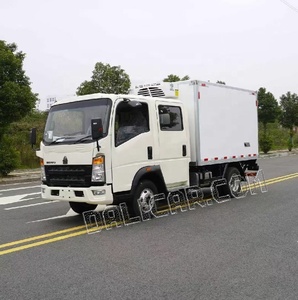 China Sino Howo 5ton <strong>Small</strong> Refrigerated <strong>Truck</strong> 4x2 4.2M Container Fresh Food Cold Chain Vehicles - Product Image 4