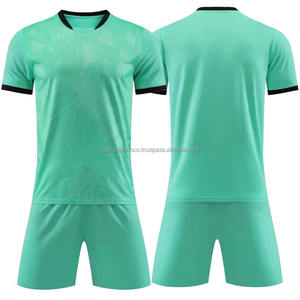 ชุดเสื้อฟุตบอลผ้าไหม100% ผ้าโพลีเอสเตอร์เสื้อทีมฟุตบอลพิมพ์ลายสกรีน - Product Image 4