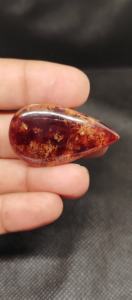 Granate Hessonita Natural de Calidad, Corte Cabujón Plano en Forma de Pera, Color Marrón, Piedra Preciosa Suelta al por Mayor Directamente del Fabricante, Compre Ahora - Product Image 2