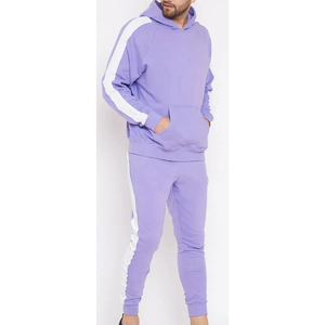 Custom Sweatpants and Hoodie Set <b>Slim</b> <b>Fit</b> Sports Blank Cotton Tracksuit <b>Jogger</b> Heavyweight Sweatsuit Jogging Suit for Men - Product Image 4