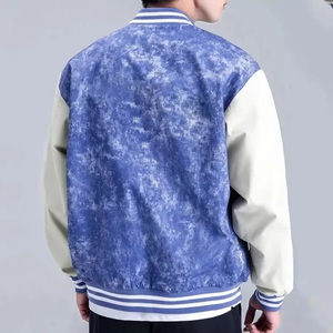 Uniforme d'équipe d'hiver en polaire brossée de haute qualité avec logo personnalisé vestes de baseball universitaire pour hommes vente en gros de veste d'université unie vierge - Product Image 2