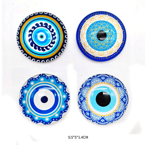 Aimant de réfrigérateur en verre Souvenir personnalisé, yeux de <span class=keywords><strong>diable</strong></span> de dinde - Product Image 3