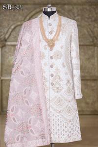 ซื้องานแต่งงานอินเดีย Indowestern Sherwani เจ้าบ่าวเชอร์วานีเชอร์วานีออนไลน์ในอินเดีย - Product Image 3