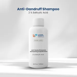 OEM/ODM抗头皮屑洗发水，适用于所有头发，2% 无心酸，可通过私人标签定制