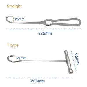 Retractor de Gancho Óseo Más Vendido, Instrumento Quirúrgico Ortopédico |   Gancho de Elevación Reutilizable de Acero Inoxidable, Herramienta de Cirugía Veterinaria - Product Image 3