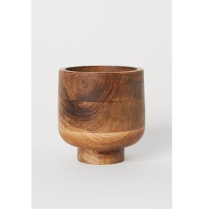 Macetas redondas decorativas de madera para exteriores e interiores, uso para decoración de hogares y hoteles con soporte de madera - Product Image 1