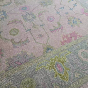 พรมขนสัตว์สไตล์ตุรกีสำหรับตกแต่งห้องในร่มและห้องนั่งเล่น - Product Image 6